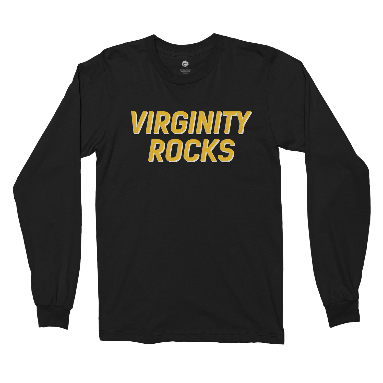 Virginity Rocks Long Sleeve Black
